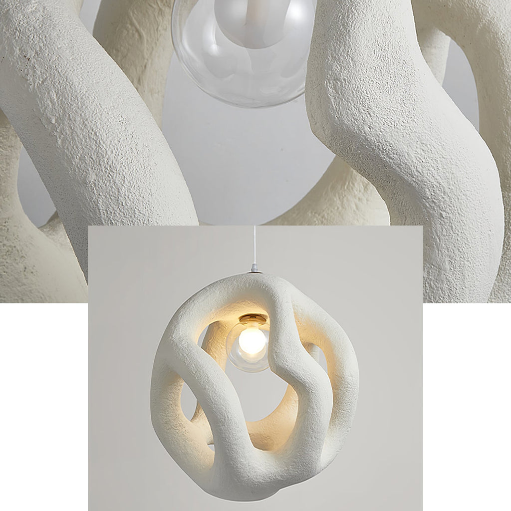 RAVENSTONE CRYSTAL DROPLET HANGING LANTERN