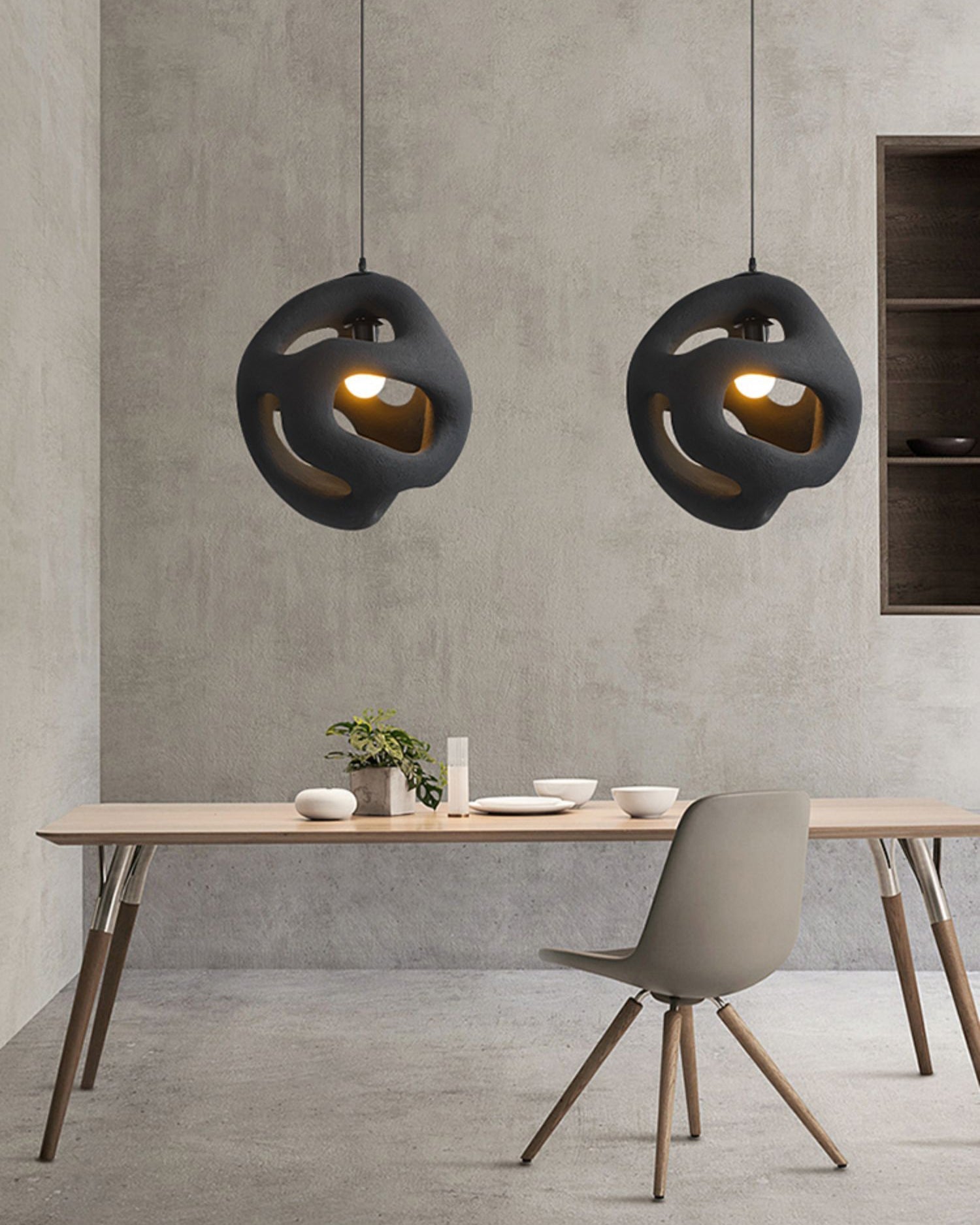 RAVENSTONE CRYSTAL DROPLET HANGING LANTERN