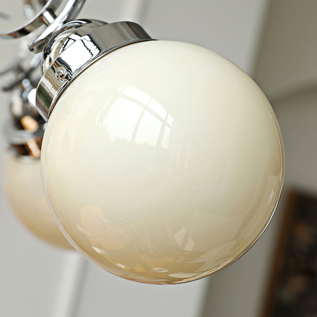 FENWICK IVORY LATTICE CHANDELIER
