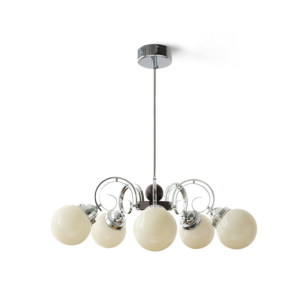 FENWICK IVORY LATTICE CHANDELIER