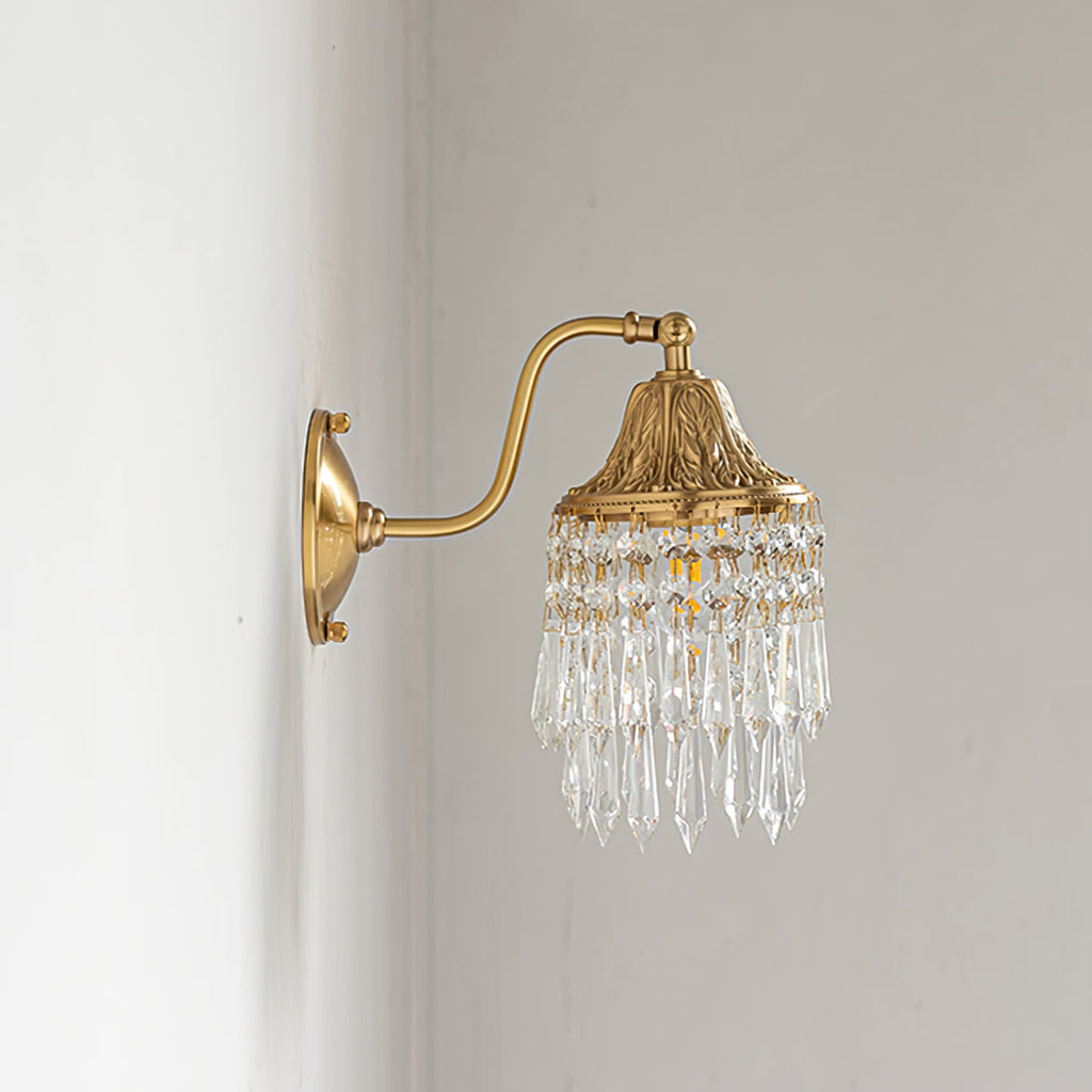 WINTHORPE CRYSTAL EMBELLISHED WALL SCONCE