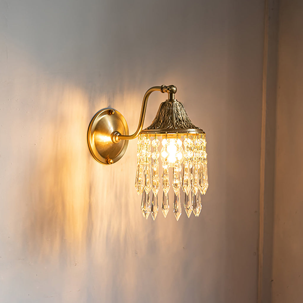 WINTHORPE CRYSTAL EMBELLISHED WALL SCONCE