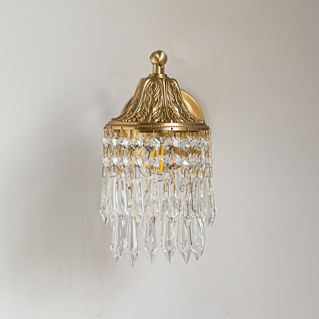 WINTHORPE CRYSTAL EMBELLISHED WALL SCONCE