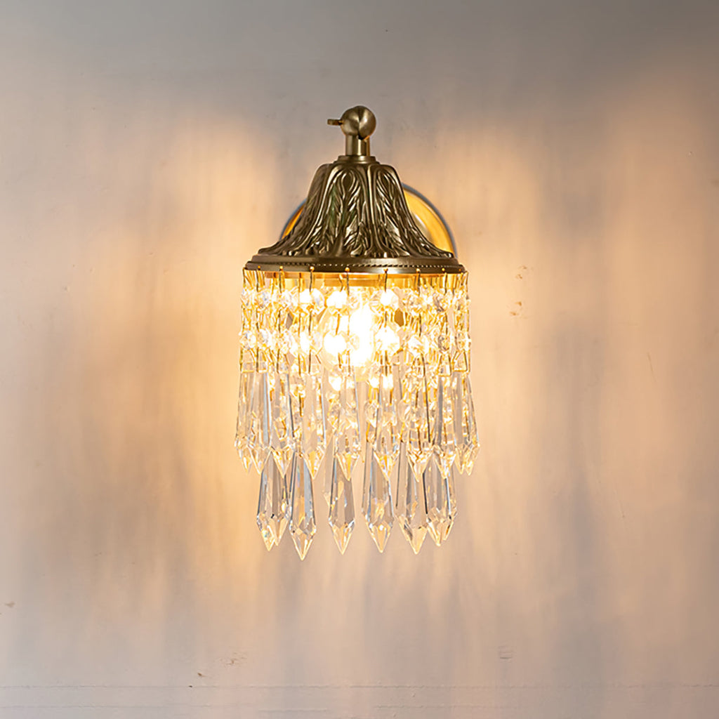 WINTHORPE CRYSTAL EMBELLISHED WALL SCONCE
