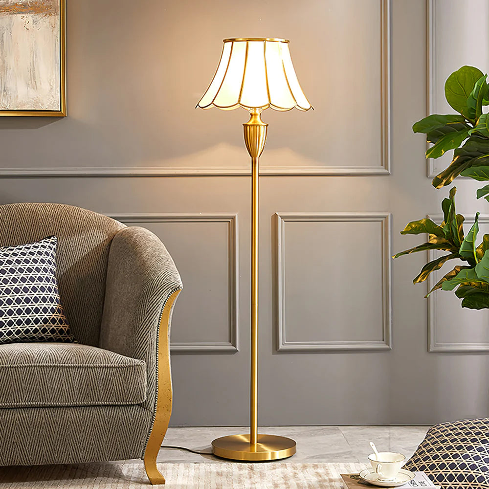 WINTHROP BRASS STANDING ILLUMINATOR
