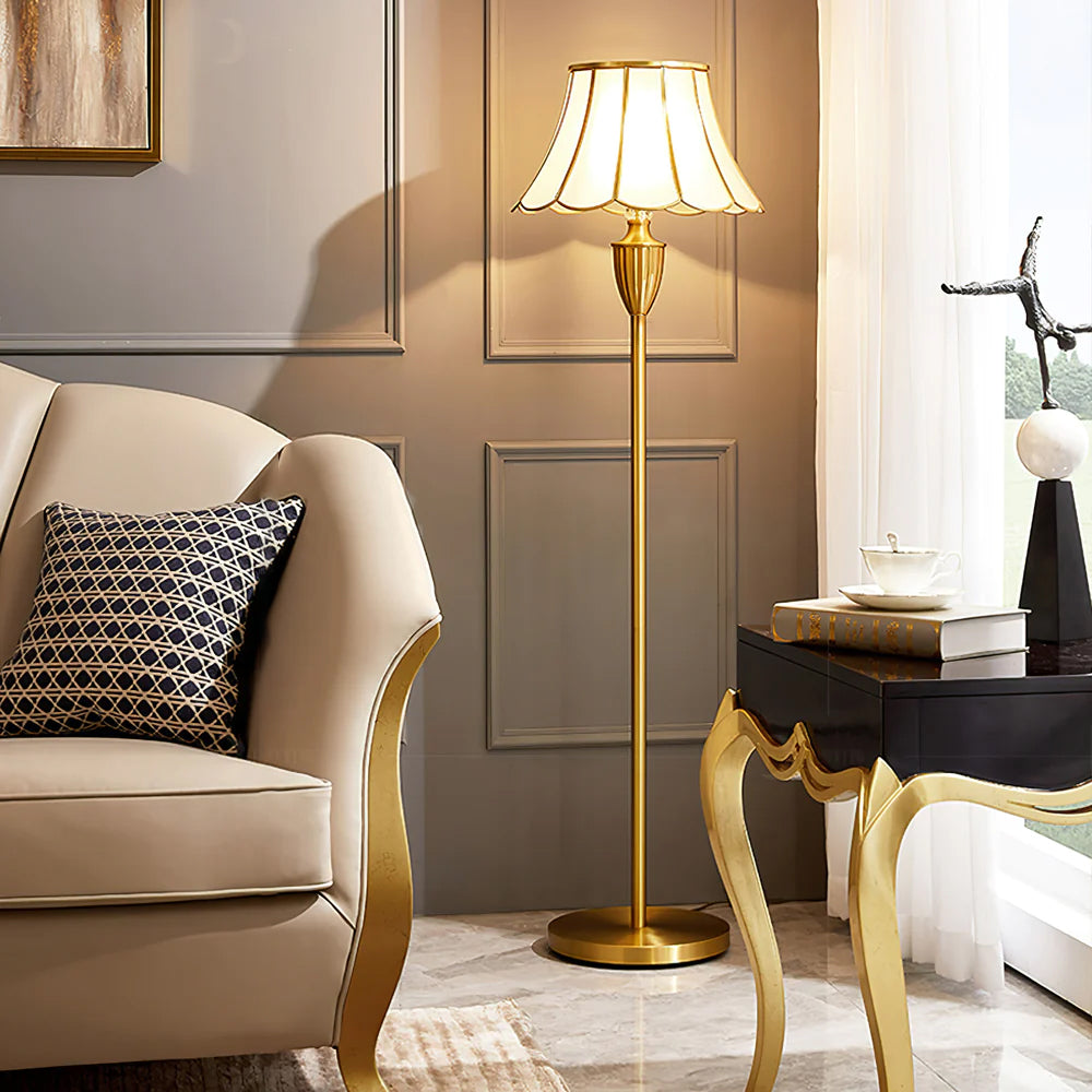 WINTHROP BRASS STANDING ILLUMINATOR