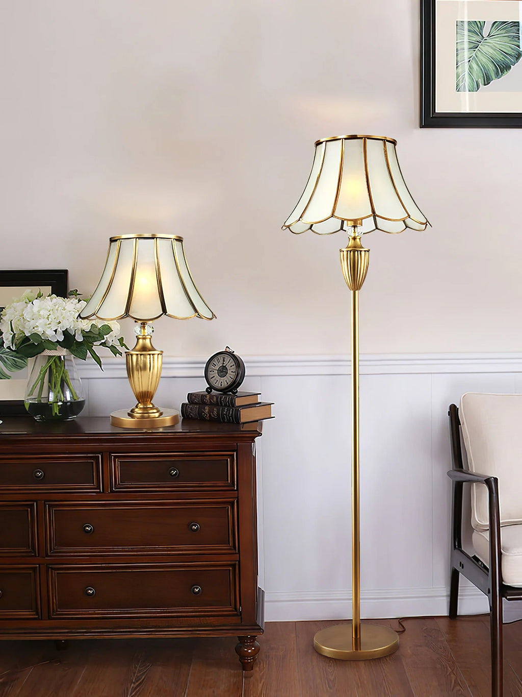 WINTHROP BRASS STANDING ILLUMINATOR