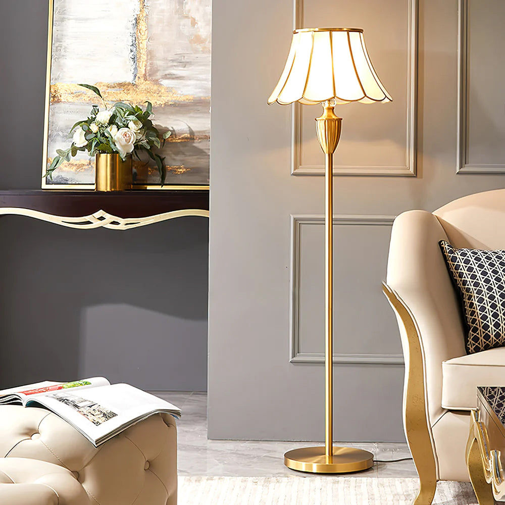 WINTHROP BRASS STANDING ILLUMINATOR