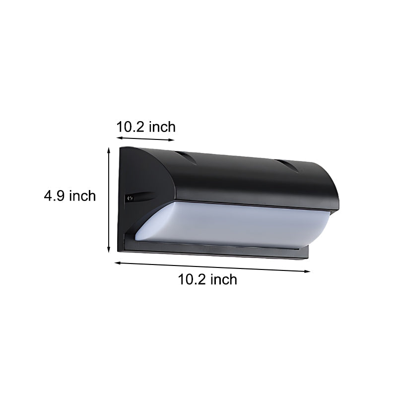 RAVENHURST MODERN WATER-RESISTANT OUTDOOR WALL SCONCE FOR VILLA PATIOS