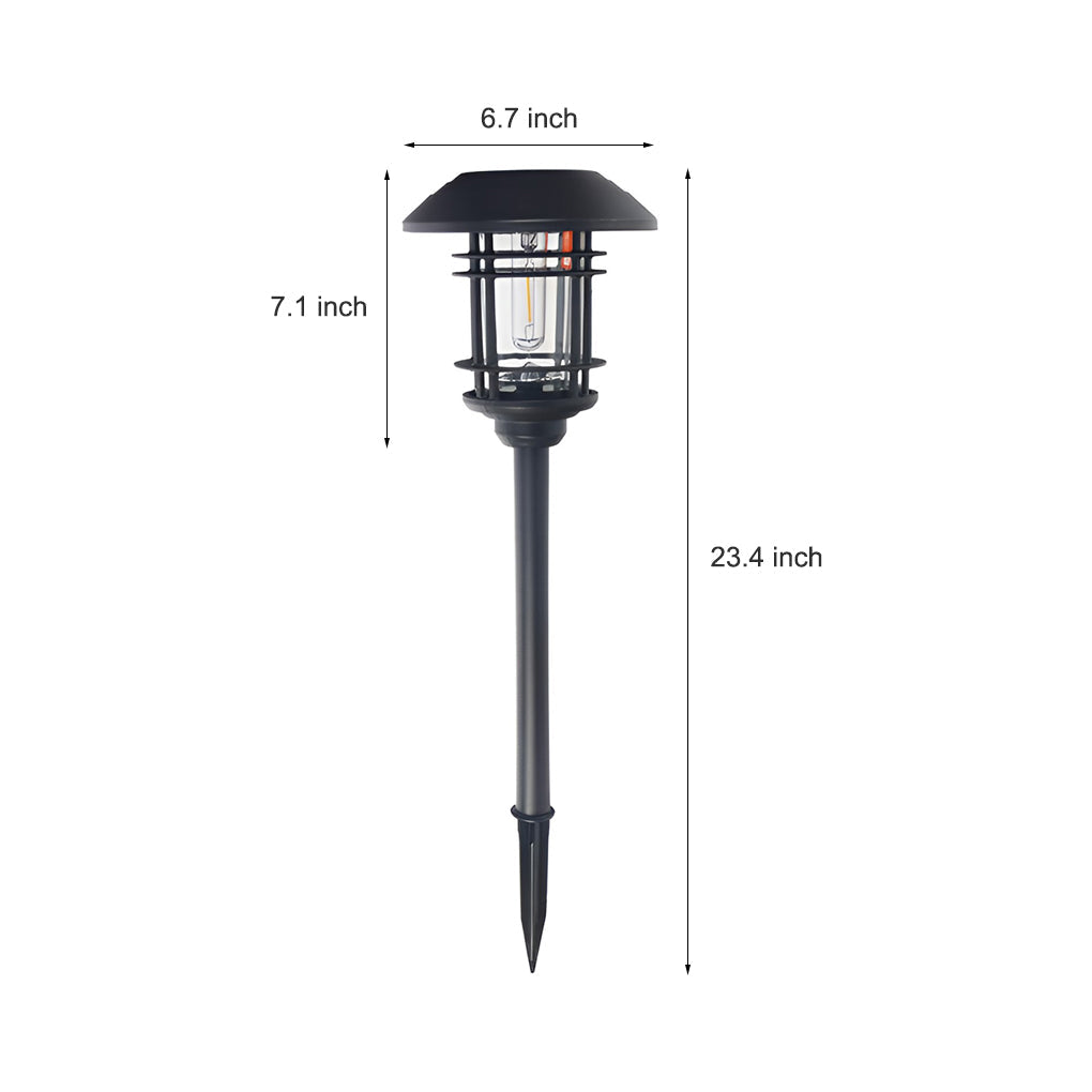 WINCHESTER STAINLESS STEEL SOLAR GARDEN LANTERN
