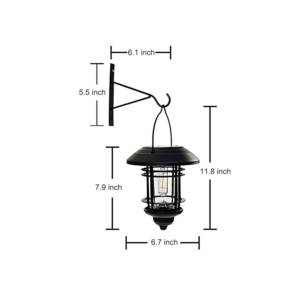 WINCHESTER SOLAR-POWERED OUTDOOR WALL SCONCE
