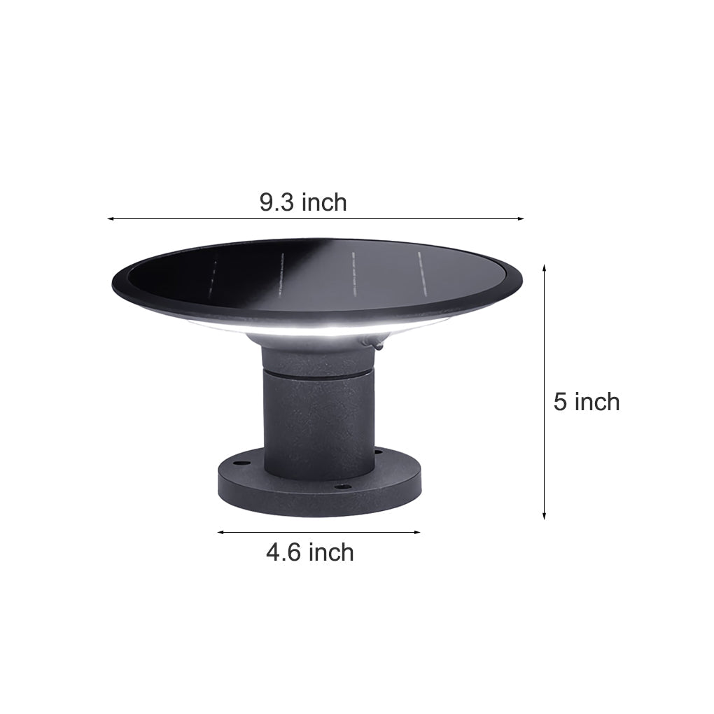 WINDSOR ORB TWO-TONE SOLAR FENCE LIGHTS