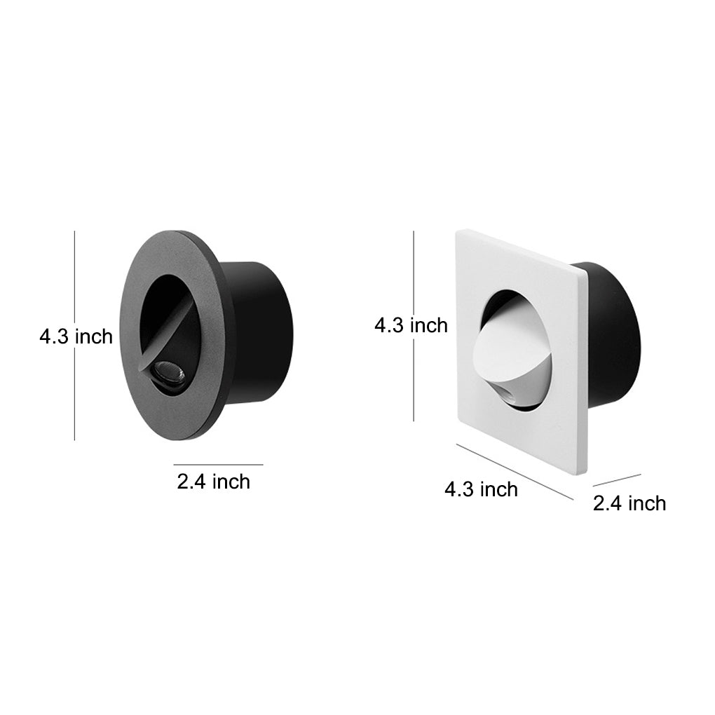 RAVENHURST NORDIC RECESSED WALL LAMP