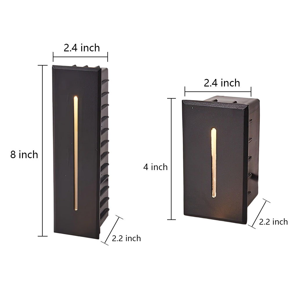 GRIMSBY RECTANGULAR 3W LED STAIRWELL ILLUMINATOR WITH IP65 WATERPROOF DESIGN