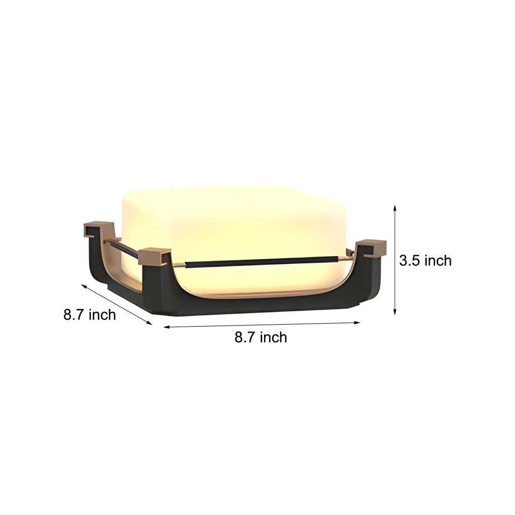 RAVENSWORTH SOLAR ILLUMINATED DECK POST LANTERNS