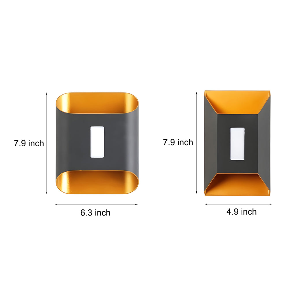 WINDSOR AQUA SHIELD LED WALL SCONCE, MODERN UP AND DOWN LIGHTING