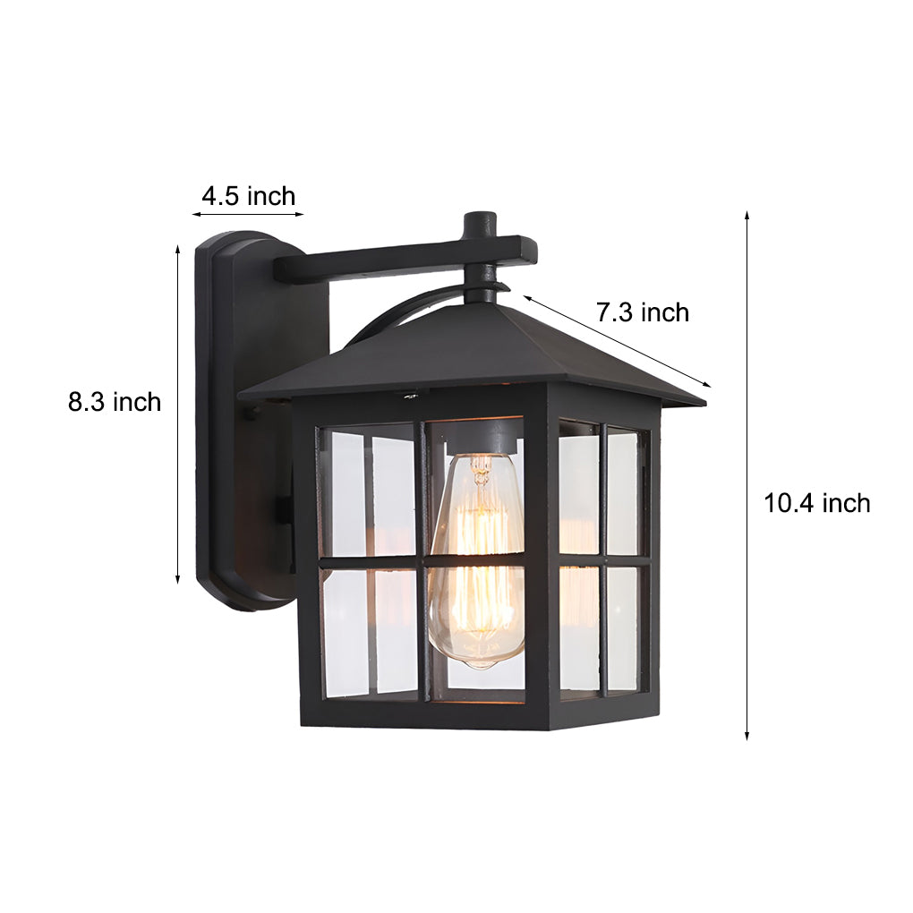 WHITBY GLAZED GARDEN WALL LANTERN