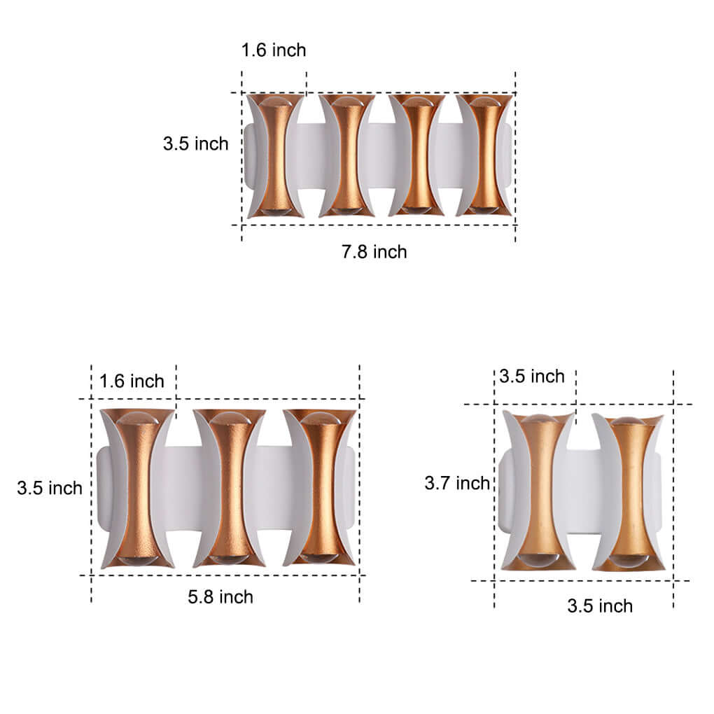 WINDSOR RAINPROOF LED WALL SCONCE WITH DUAL LIGHTING