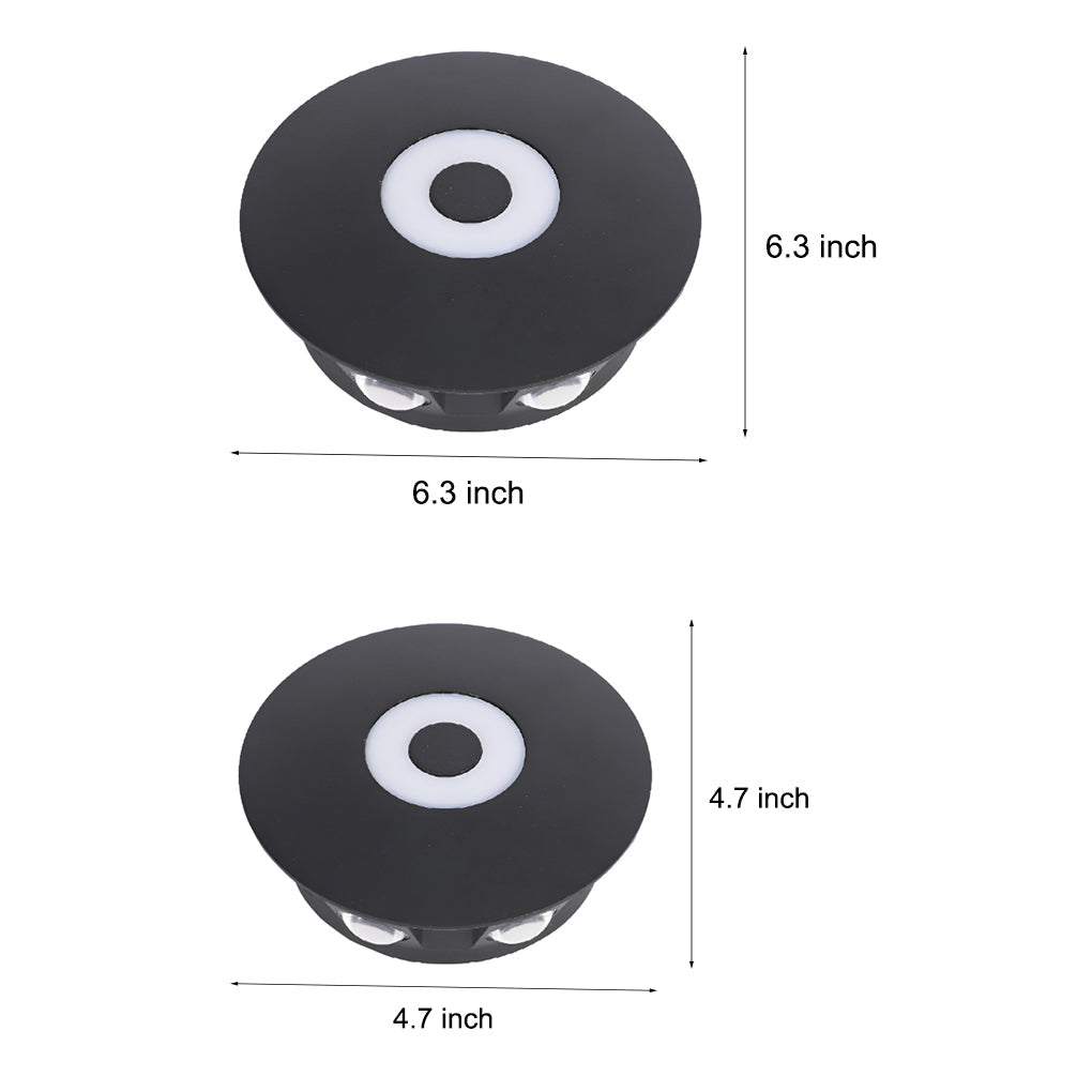 RAVENSCROFT CIRCULAR AQUA-RESISTANT LED WALL LUMINAIRE