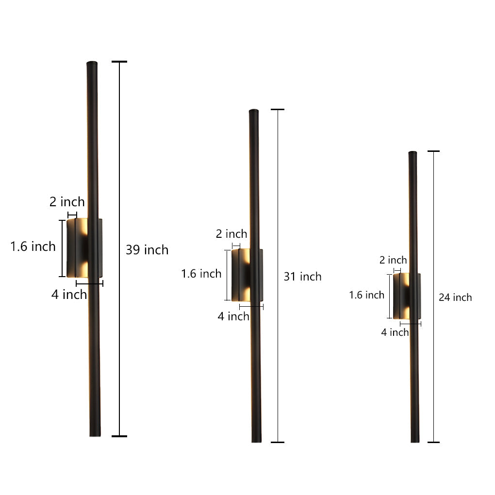 WINDSOR BRIGHT METAL STRIP WALL LANTERN