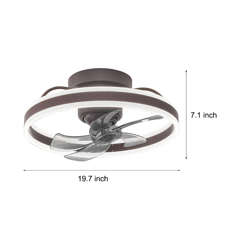 WINTHORPE CIRCULAR DIMMABLE LED CEILING LIGHT WITH 360° ROTATION
