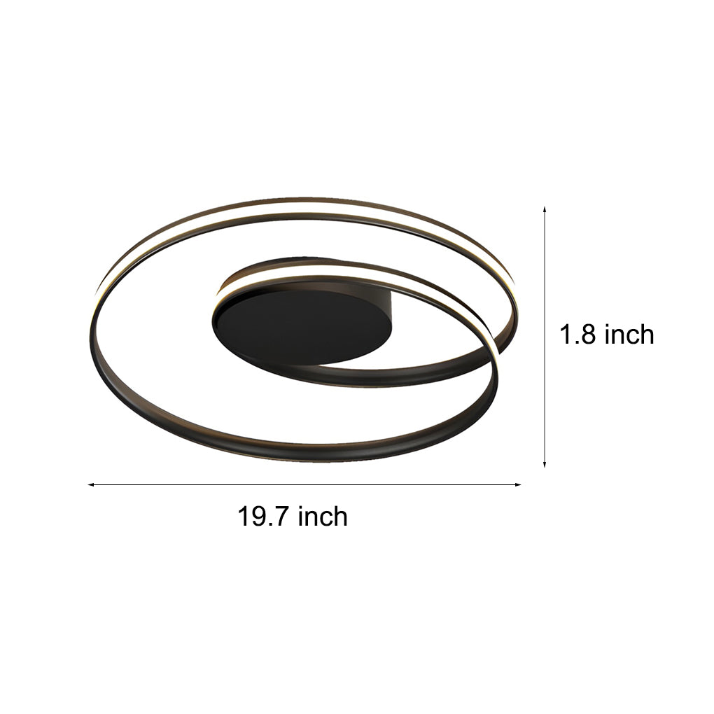 WINTHROP CIRCULAR DIMMABLE LED FLUSH MOUNT LIGHTING