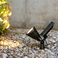 THORNBURY RAINPROOF 7W SOLAR GARDEN SPOTLIGHTS