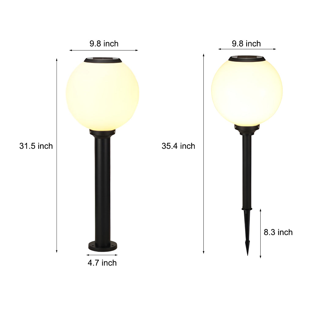 CHARLESTON ORB SOLAR GLOW PATH LIGHTS