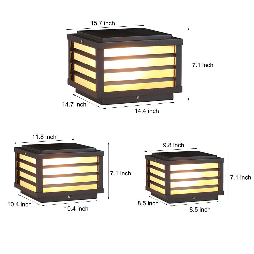 WINDSOR SOLAR GLOW FENCE POST ILLUMINATORS