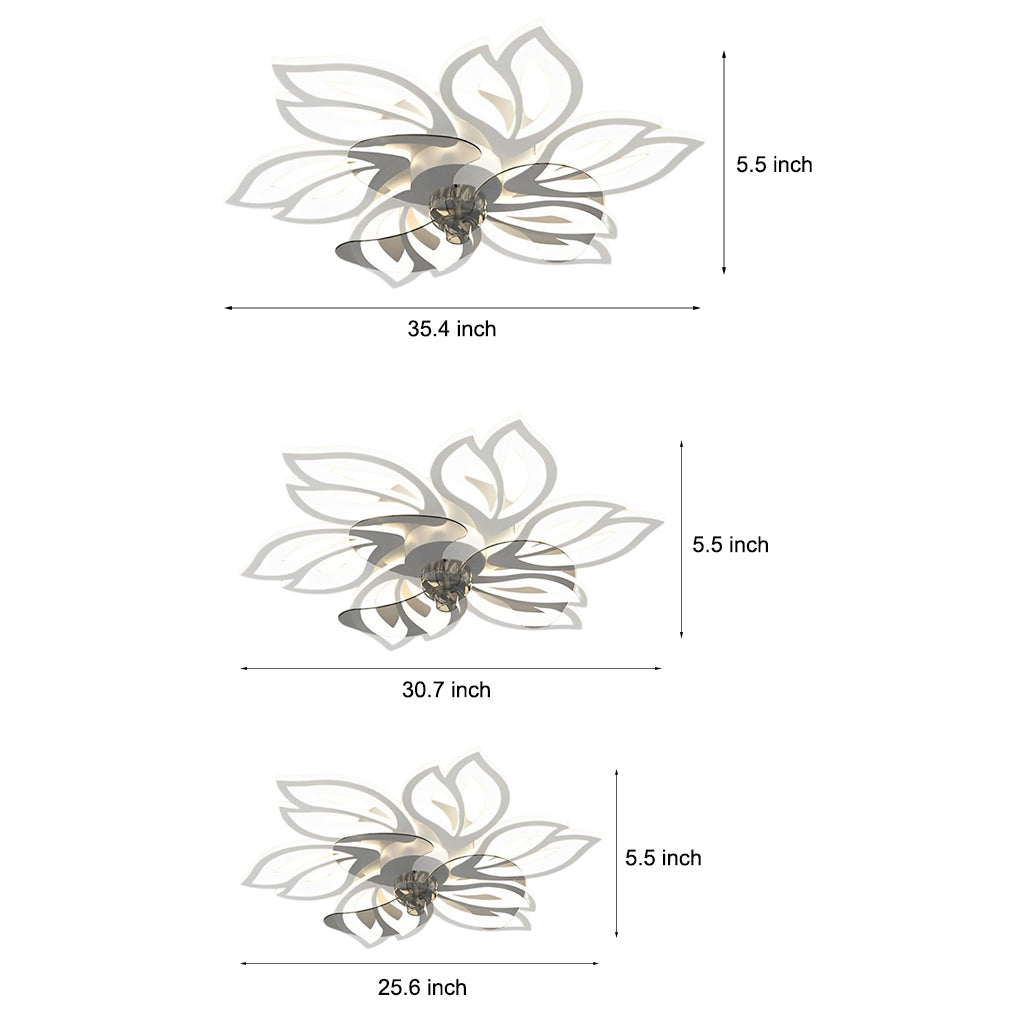 FENWICK WHISPERING BREEZE LED CEILING LIGHT WITH INFINITELY ADJUSTABLE DIMMER