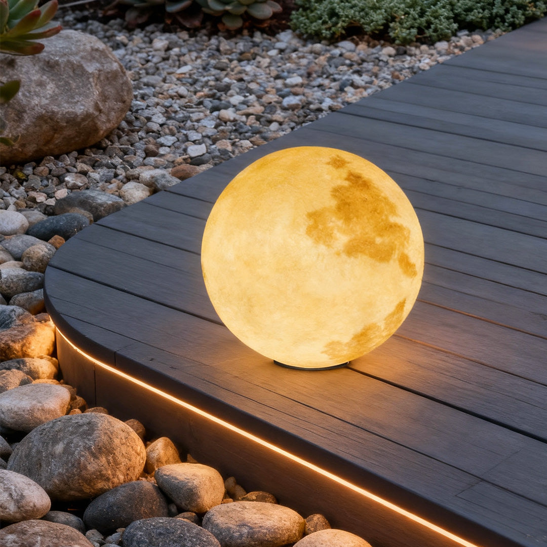 CELTIC MOONSTONE GARDEN PILLAR LANTERN