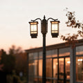 RAVENHURST TRIO OUTDOOR POST LANTERNS - WEATHER-RESISTANT MODERN LIGHTING