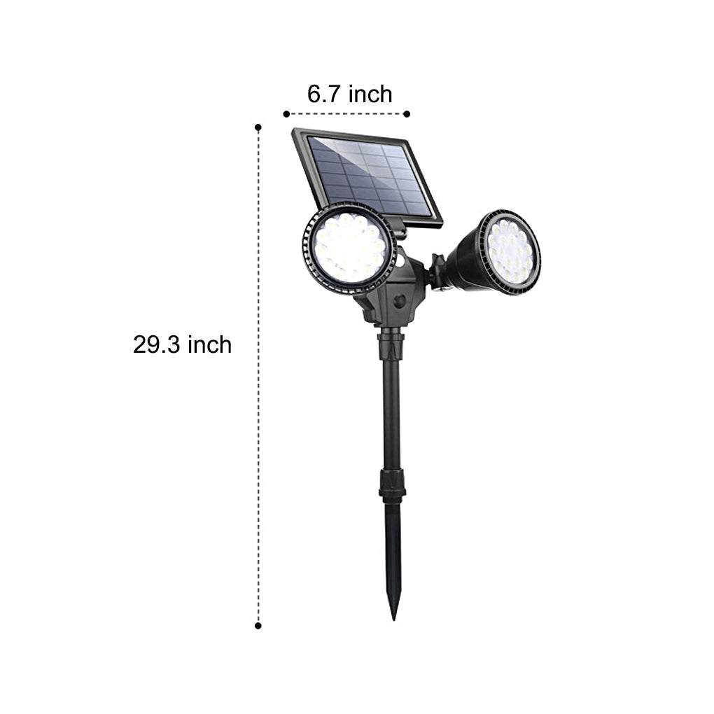 BEAUMONT RAY SOLAR GARDEN ILLUMINATORS WITH MOTION DETECTION