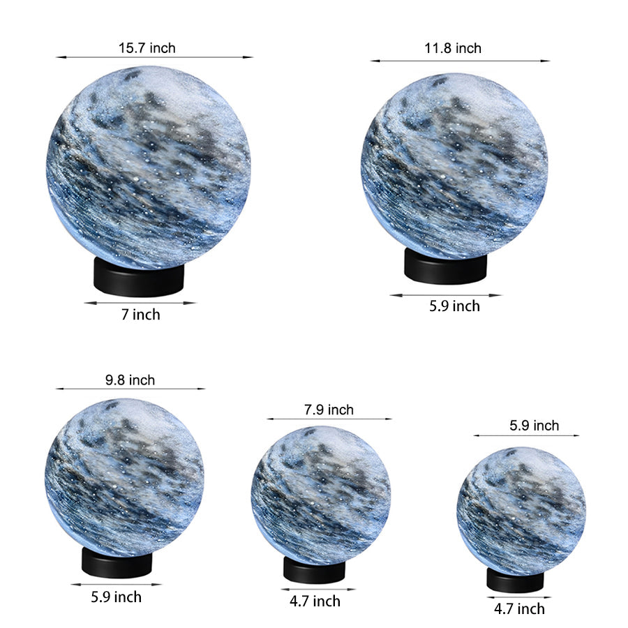 THORNBURY SPHERE GLOW OUTDOOR POST ILLUMINATORS