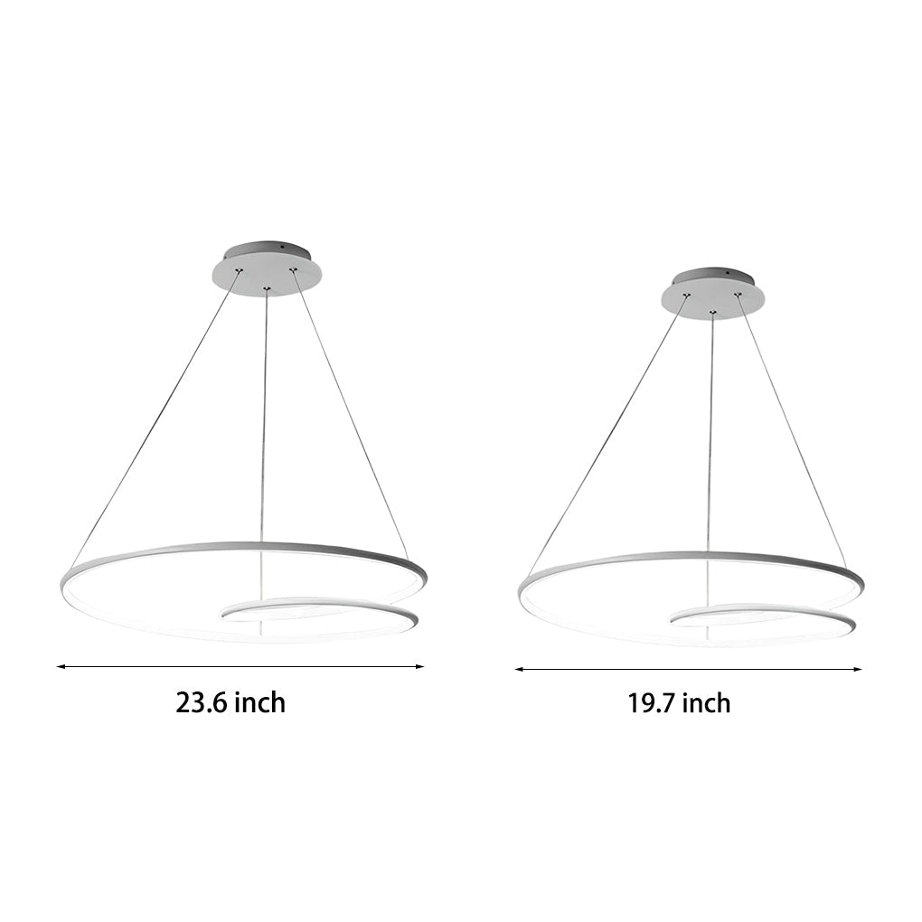 WINDSOR CIRCLE DIMMABLE LED PENDANT LIGHT