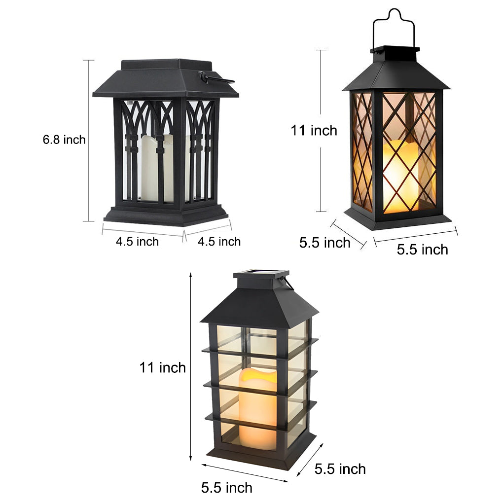 RAVENSCROFT SOLAR ILLUMINATOR - WATER-RESISTANT LED LANTERN FOR OUTDOOR USE