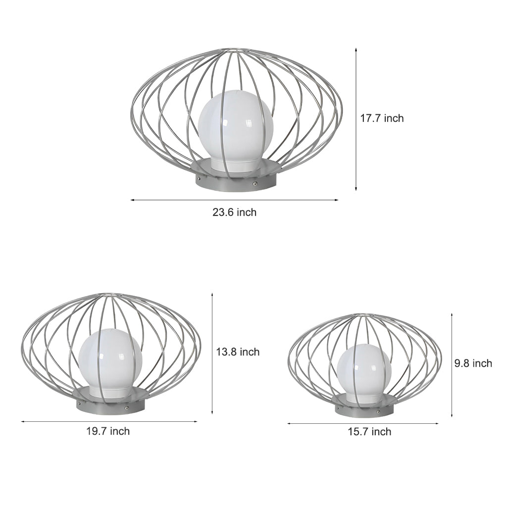 THISTLEWOOD MUSHROOM-INSPIRED OUTDOOR LED LAMP WITH WATER-RESISTANT DESIGN