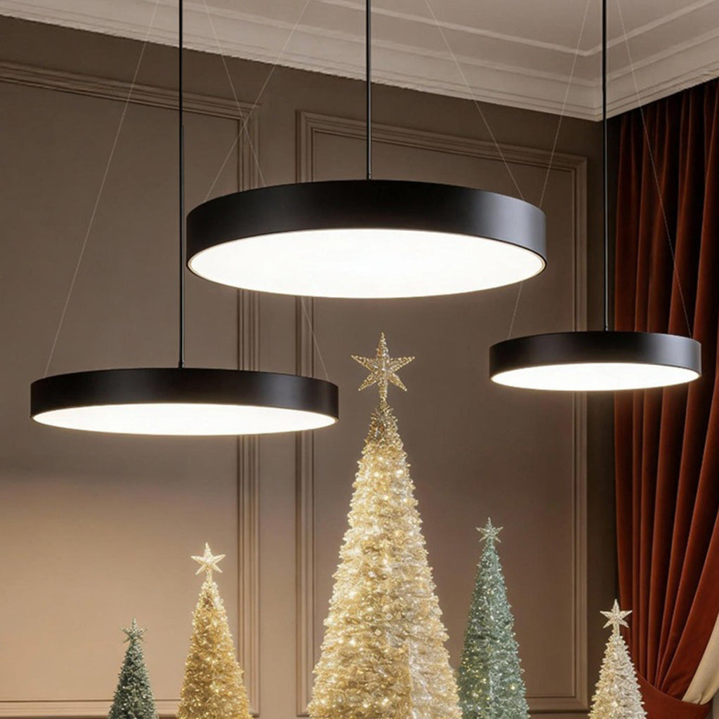 WINTHROP CIRCULAR LED HANGING LIGHT FOR MODERN WORKSPACES