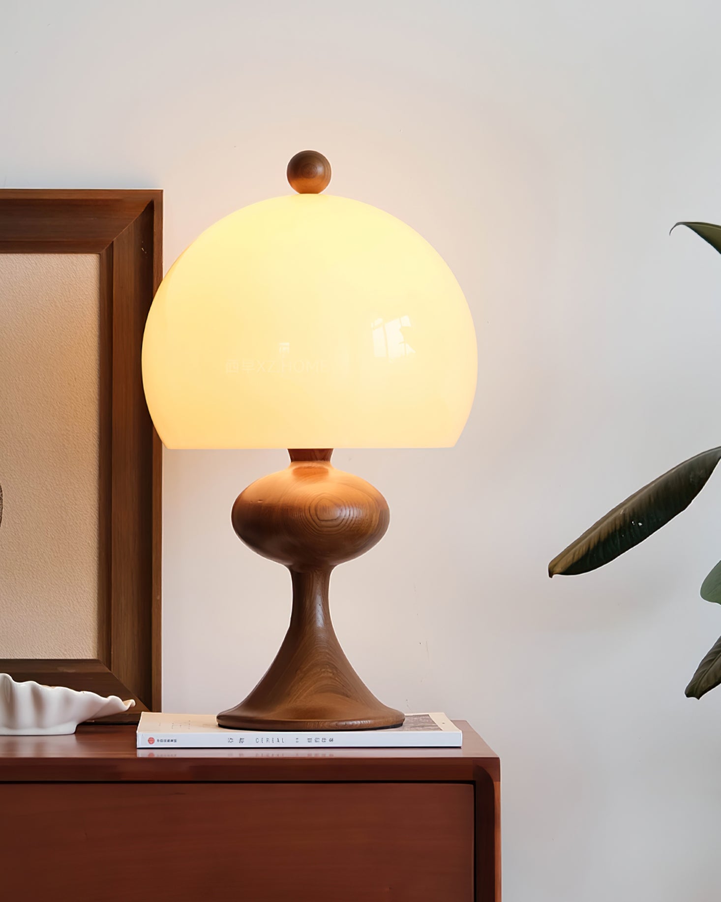 PELHAM RUSTIC WOODEN TABLE LANTERN