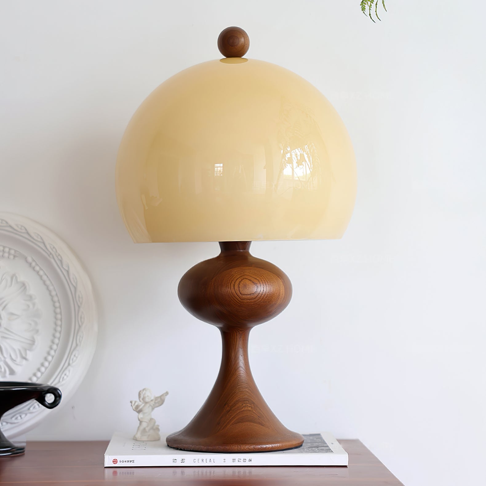 PELHAM RUSTIC WOODEN TABLE LANTERN