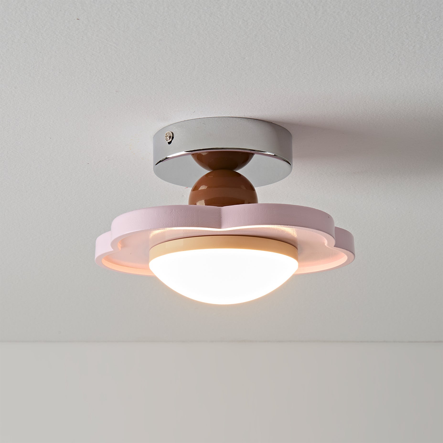 RAVENSCROFT FLUTED GLASS CEILING LIGHT