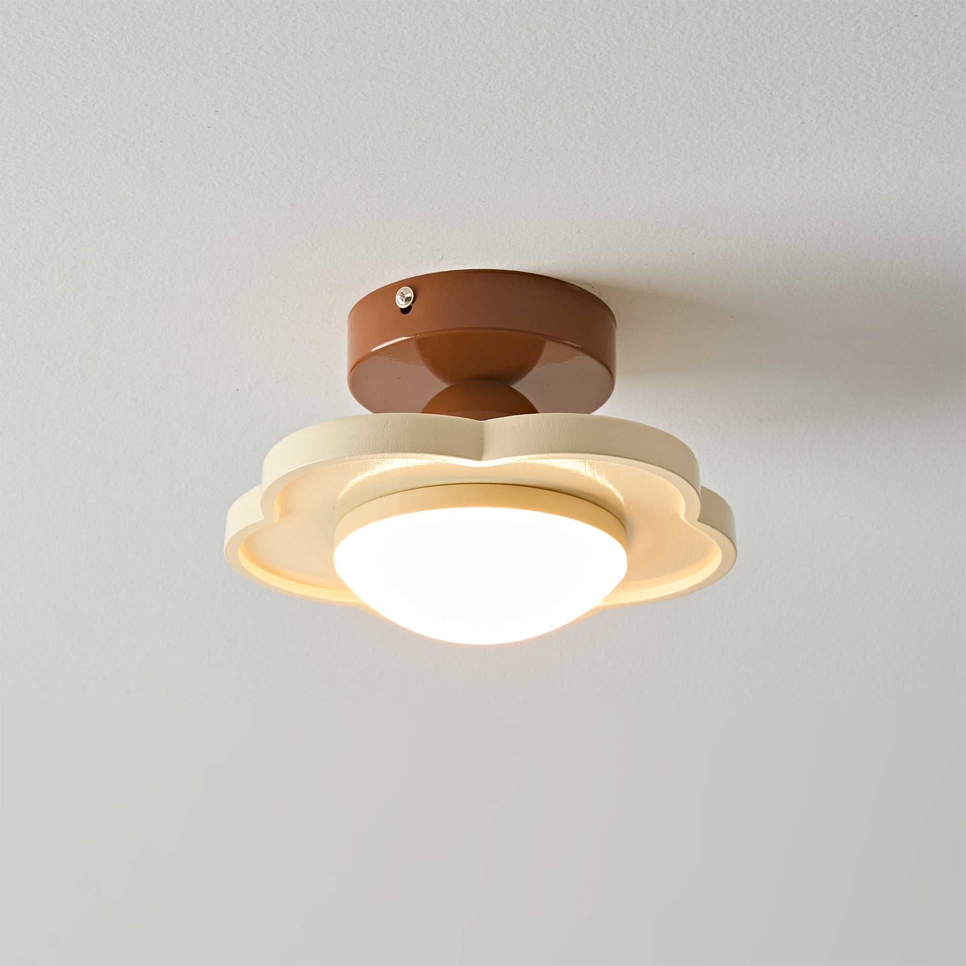 RAVENSCROFT FLUTED GLASS CEILING LIGHT