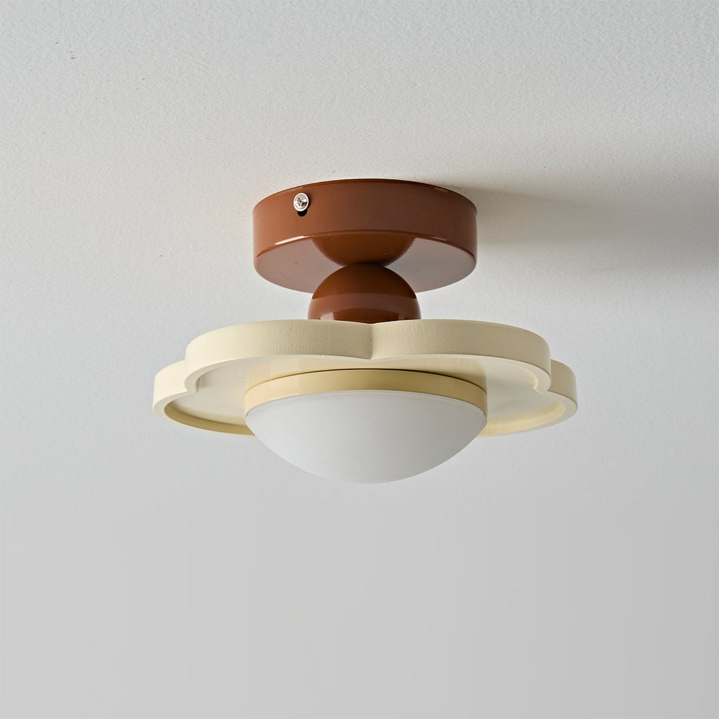 RAVENSCROFT FLUTED GLASS CEILING LIGHT