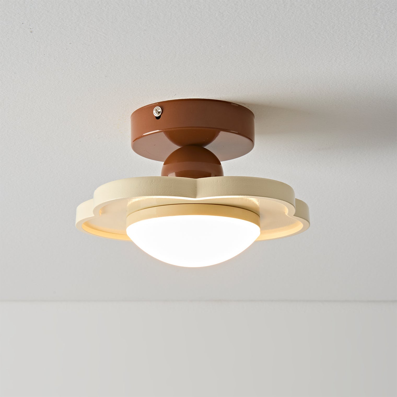 RAVENSCROFT FLUTED GLASS CEILING LIGHT