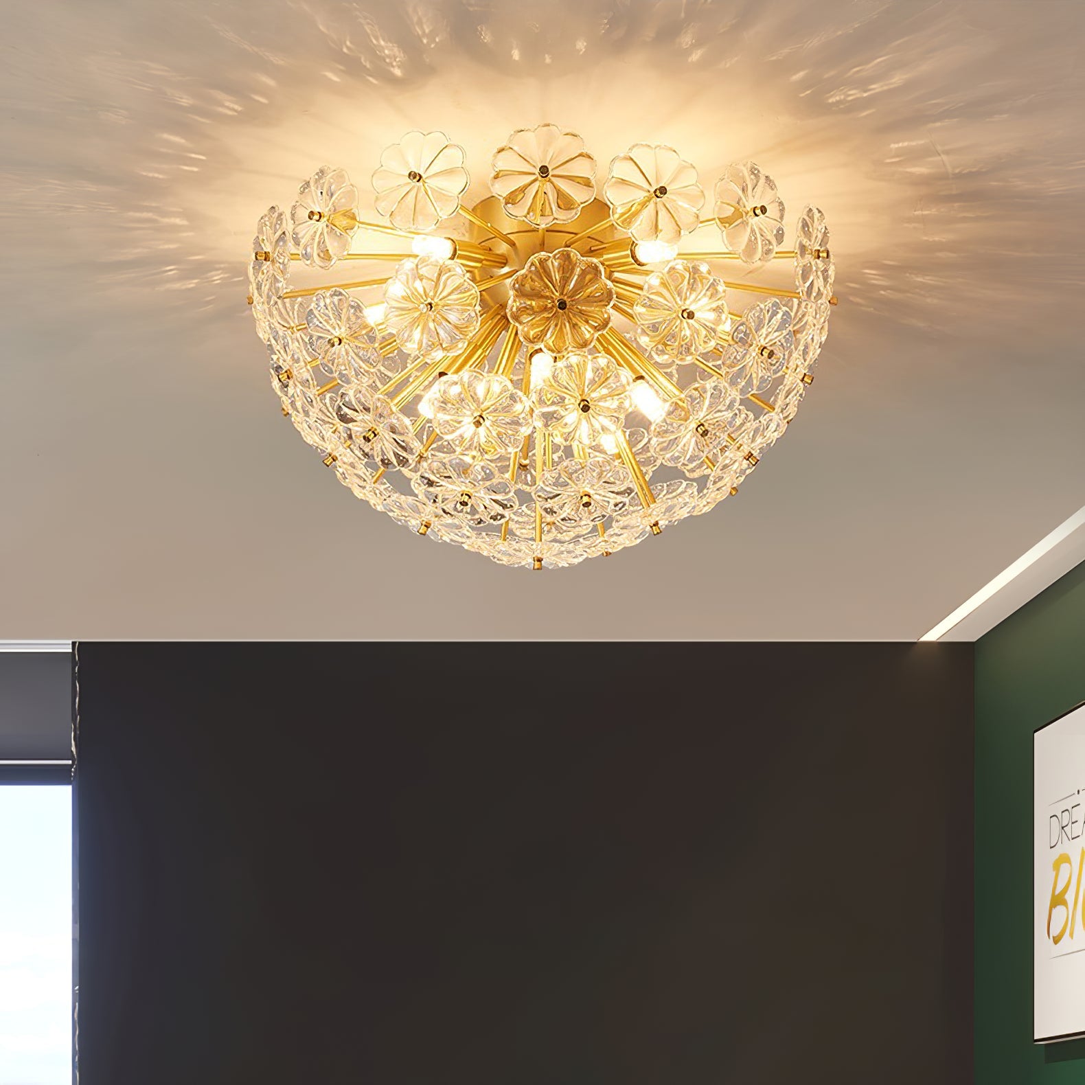 FENWICK LUMINOUS FLUSH MOUNT LIGHT