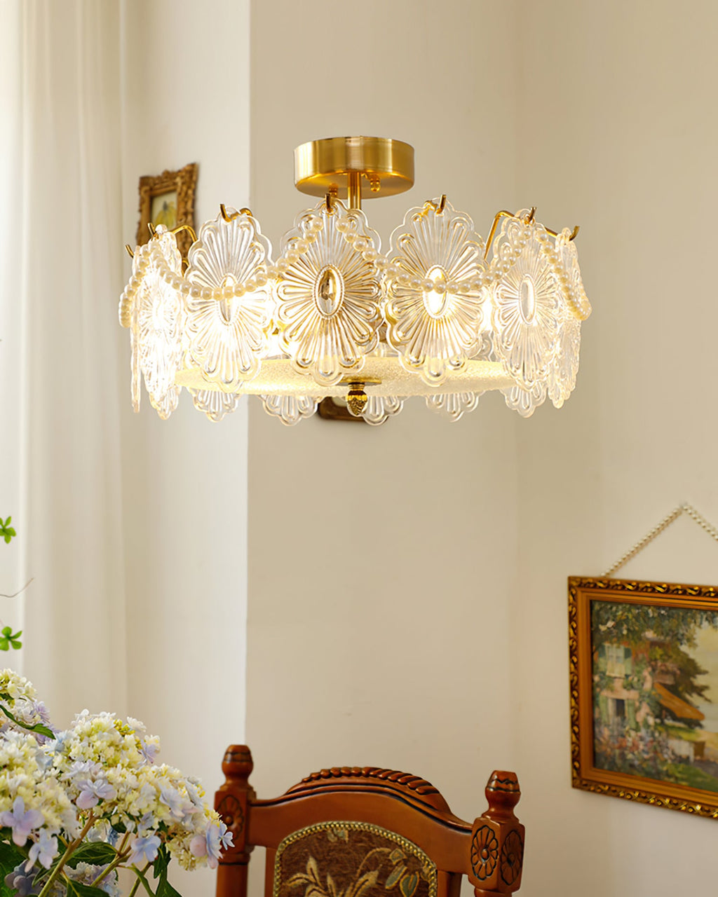 WINTHROP CRYSTAL RAY CEILING ILLUMINATOR