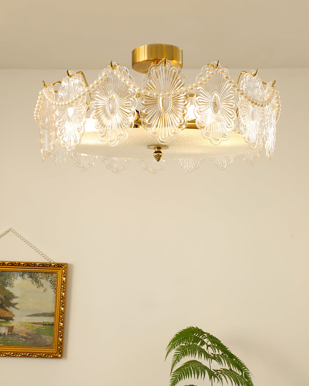 WINTHROP CRYSTAL RAY CEILING ILLUMINATOR