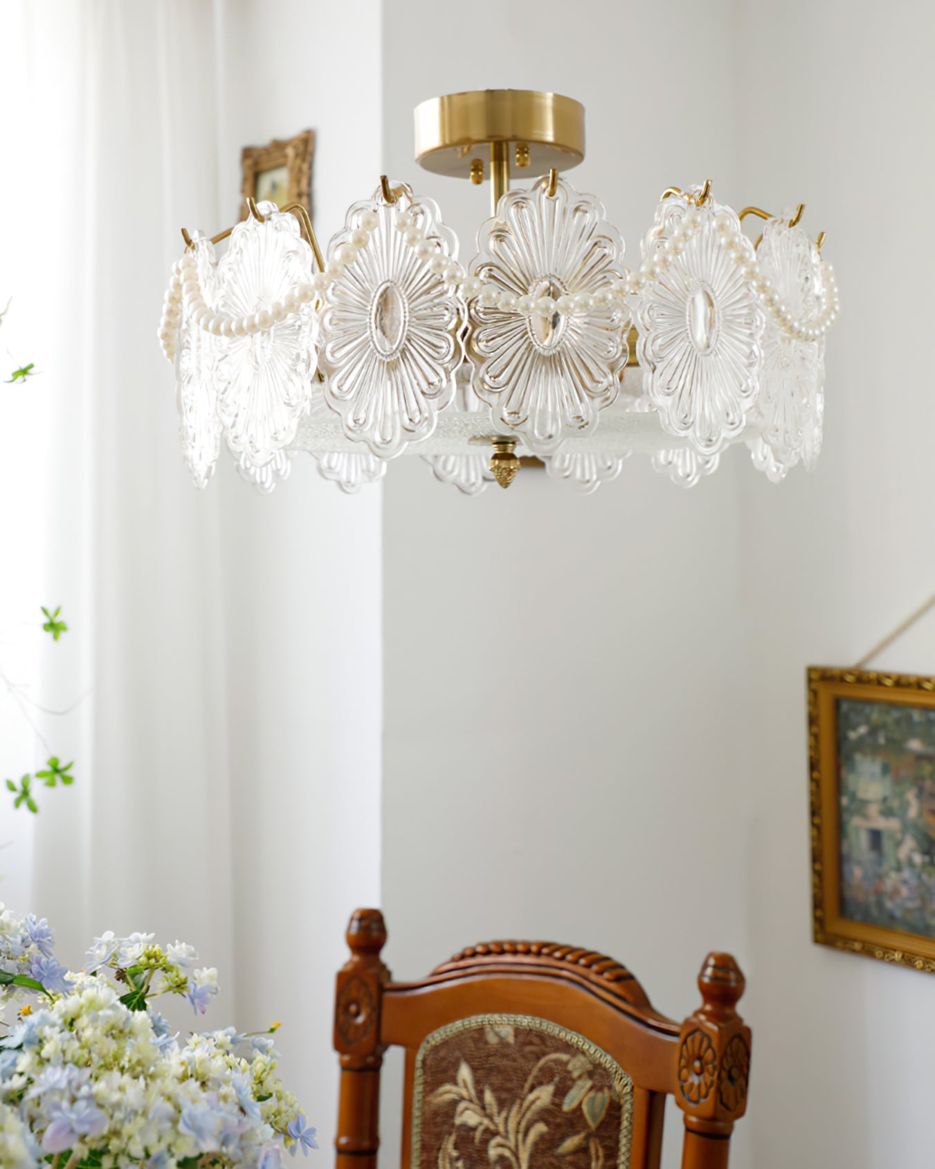 WINTHROP CRYSTAL RAY CEILING ILLUMINATOR