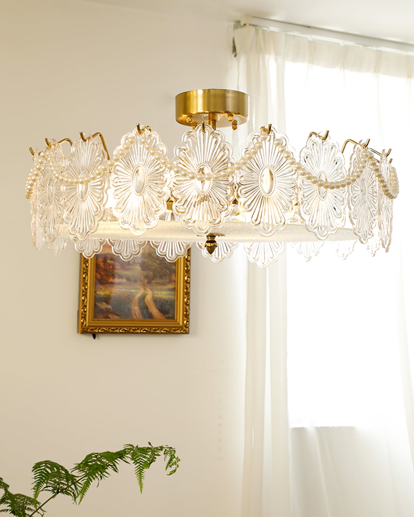 WINTHROP CRYSTAL RAY CEILING ILLUMINATOR