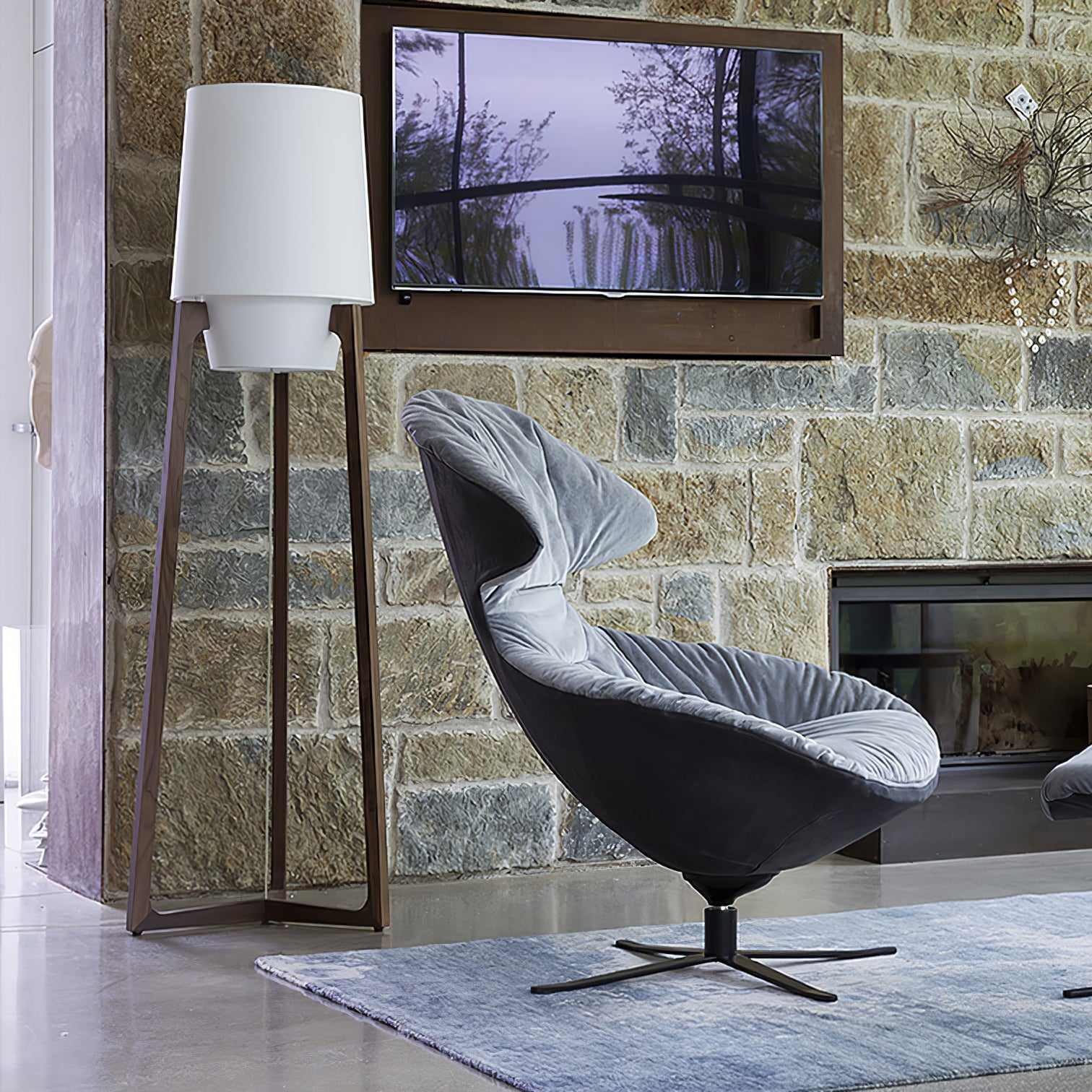 Whitmore Vintage Arc Floor Illumination